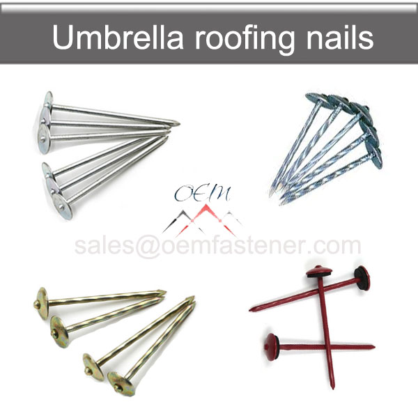 UMBRELLA ROOFING NAILS