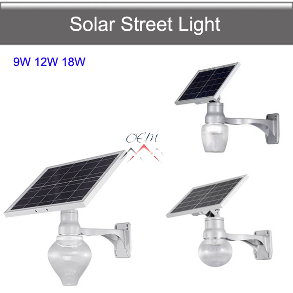 Small power solar street lights